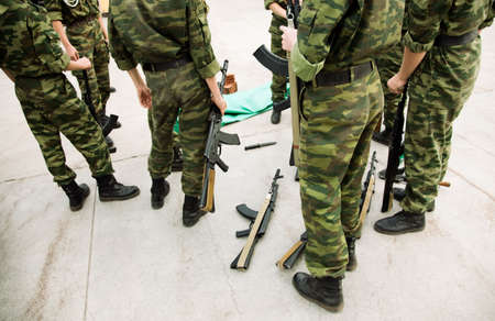 group of soldiers の写真素材