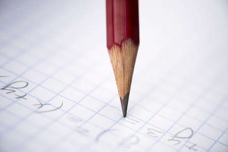 doing mathの写真素材
