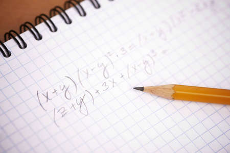 doing mathの写真素材