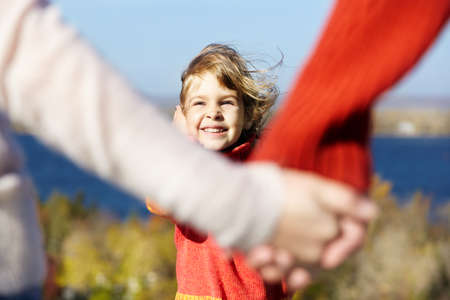 Happy familyの写真素材