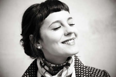 happy young woman の写真素材