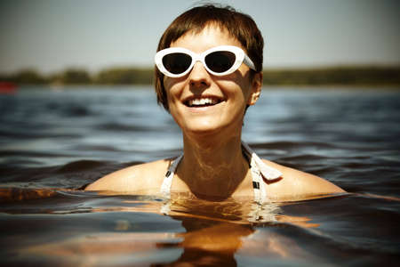 happy summerの写真素材