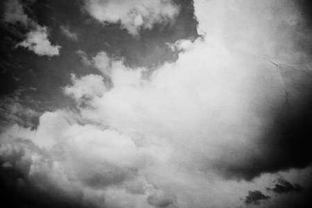stormy weather concept with retro stained paper background, toned f/xの写真素材