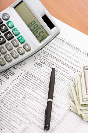 Tax Formの写真素材