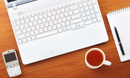 Desk in office の写真素材