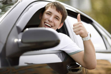 happy drivingの写真素材