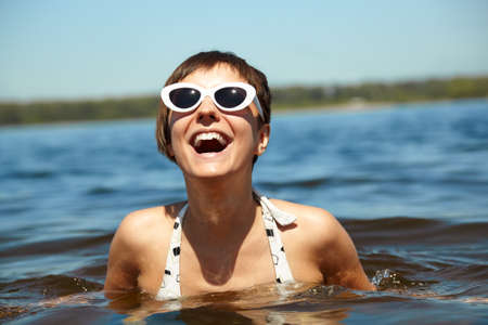 happy summerの写真素材