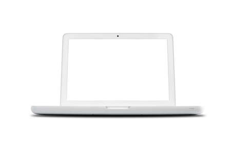white laptop の写真素材