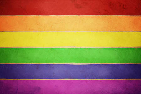 rainbow flagの写真素材