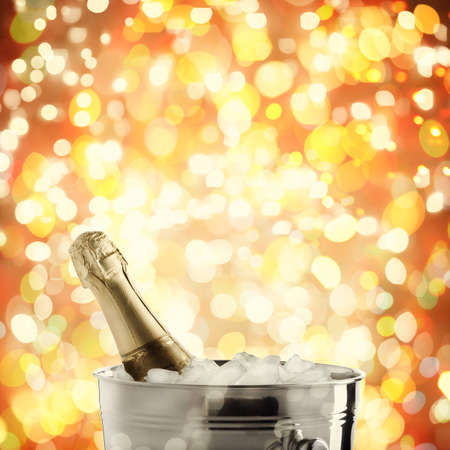 holiday champagne の写真素材