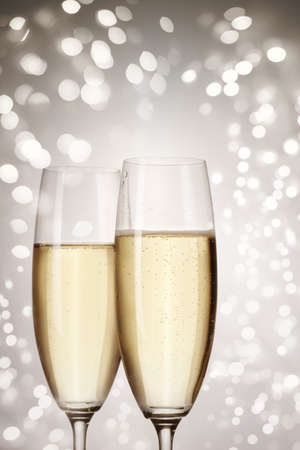 holiday champagne の写真素材