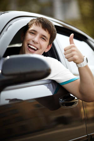 happy drivingの写真素材