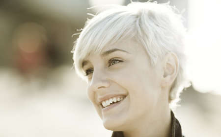 think positive の写真素材