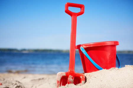 beach toysの写真素材
