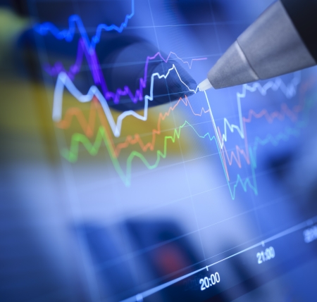 Business charts and marketsの写真素材