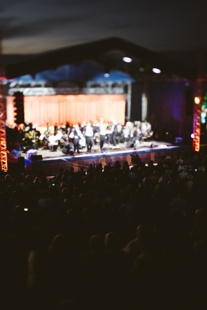 classical music concert,tilt-shift lens blurの写真素材