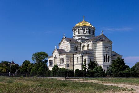 Tauric Chersonese and St. Vladimirs Cathedral in Sevastopol, Crimea