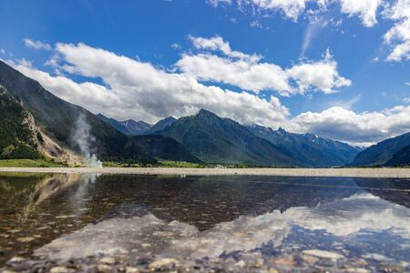 Amazing mountain landscape, natural outdoor travel background. Beauty world.の写真素材