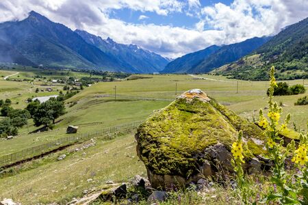 Amazing mountain landscape, natural outdoor travel background. Beauty world.
