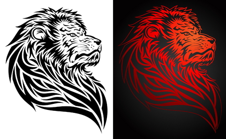 Pride Lion Tattooのイラスト素材