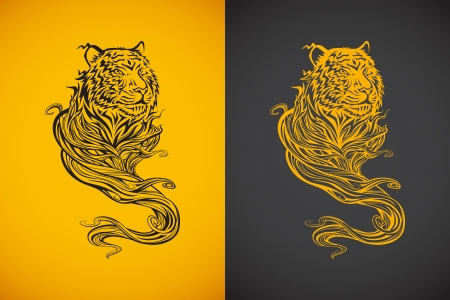 Tiger Spiritのイラスト素材