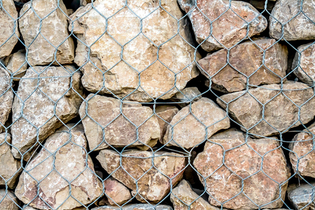 Stones in the gridの写真素材