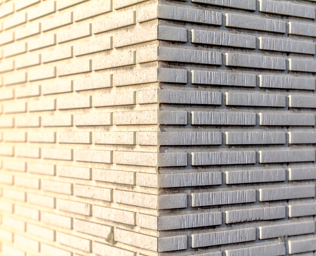 Wall of marble bricks as backgroundの写真素材