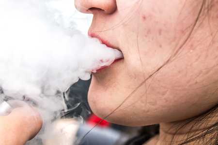 White smoke when smoking a hookah