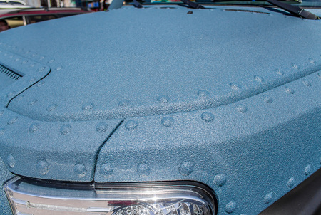 Auto painted with polymer coatingの写真素材