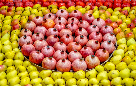 Fruits and vegetables on the market still life