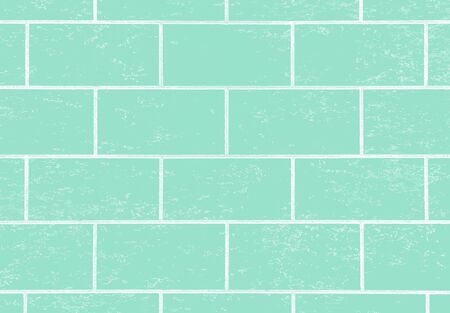 Colored brick-plastered wall as backgroundの写真素材