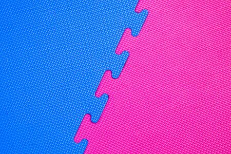 Multi-colored rubber mat as a background. Floor covering for insulation.の写真素材