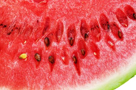 The pulp of a ripe juicy watermelon as a backgroundの写真素材