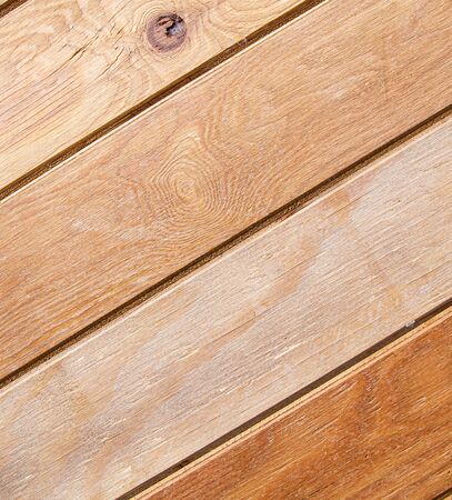 Clapboard wooden boards as a background close-upの写真素材