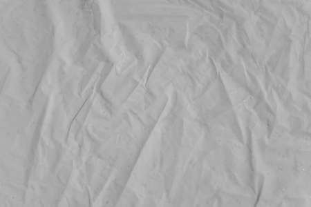 White wrinkled fabric as a background.の写真素材