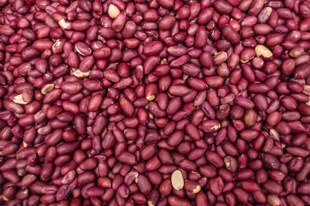 Nuts peanuts as an abstract backgroundの写真素材