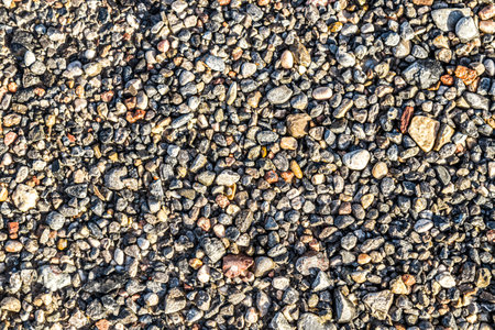 Crushed stone close-up as background.の写真素材
