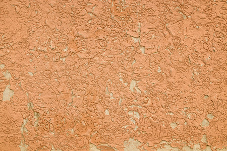 Old plastered wall close-up as a background.の写真素材