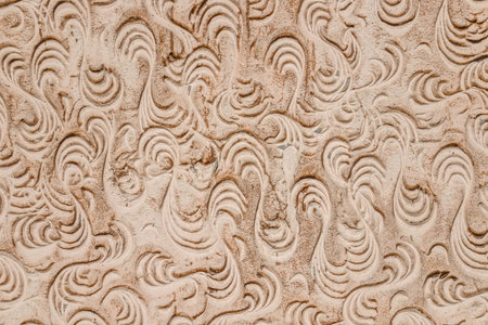 Vintage plastered wall as background close-up.の写真素材