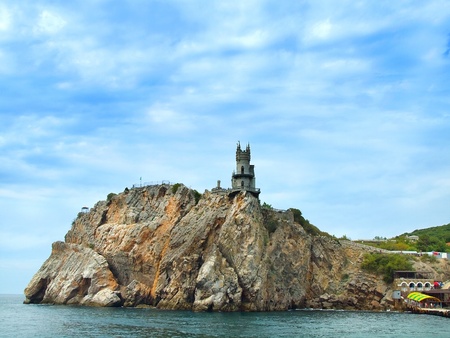 Swallow Nest castle in Yalta, Crimeaのeditorial素材