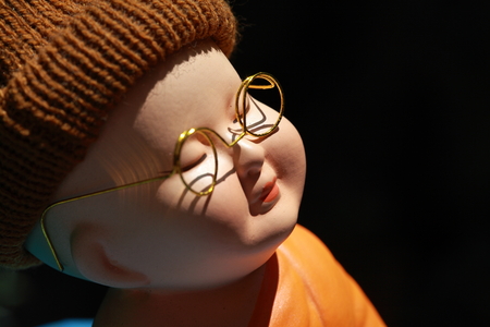 Little Monk Porcelain dollの写真素材
