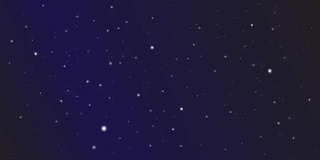 Black and blue space vector with planets, stars and nebulae.のイラスト素材