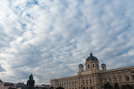 History of Art museum at the Maria Theresa Square, Viennaのeditorial素材