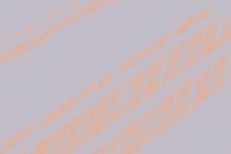 Pale gray and orange abstract background with diagonal stripes. Brick pattern, copy space