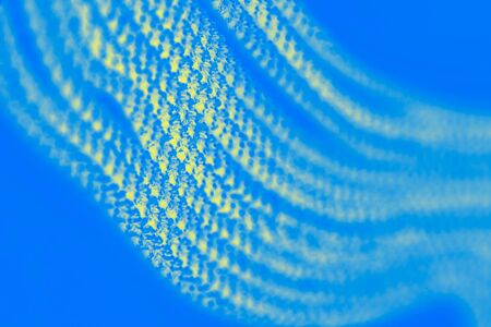Bright abstract blue background with yellow texture
