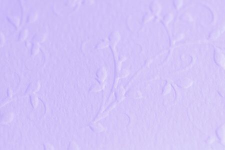 Light violet paper with embossed flowers pattern