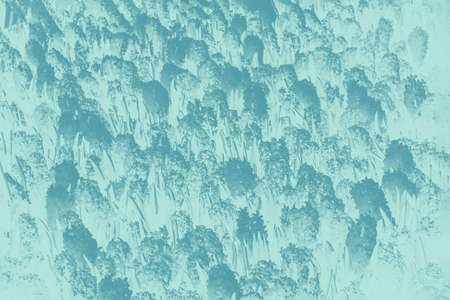 Green gray abstract background, hyacinths flowers pattern. Floral patchy background