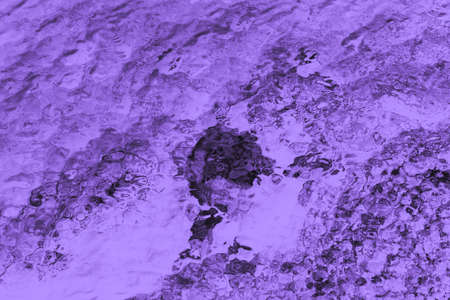 Violet purple patchy abstract blurred background, water glare patternの写真素材