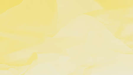 Yellow watercolor texture panorama background, light colorの写真素材