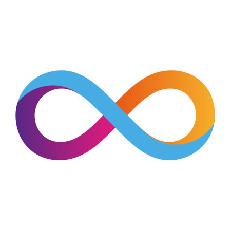 Dfinity Internet Computer ICP token symbol cryptocurrency logo, coin icon isolated on white...